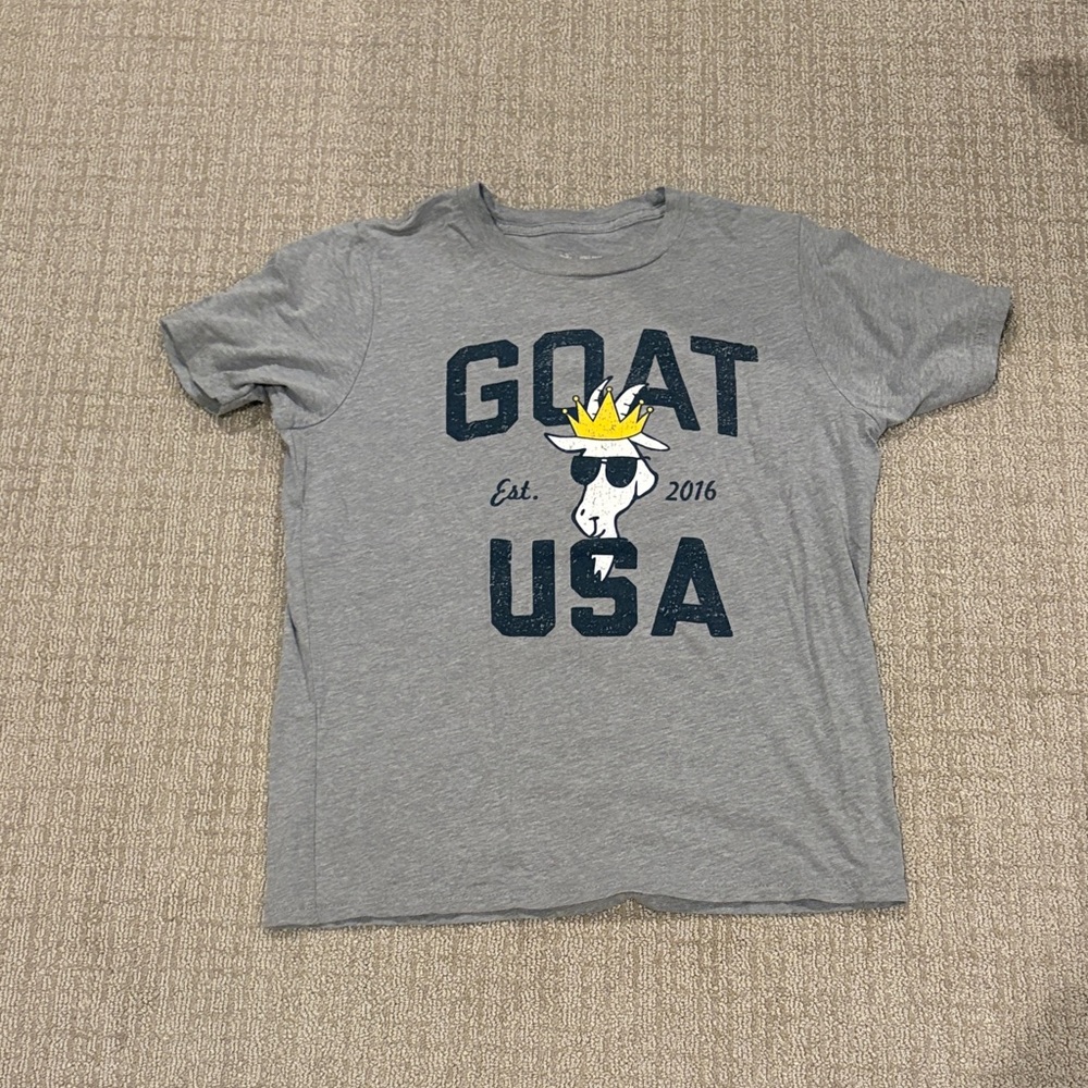 GOAT USA Kids Gray Graphic T-Shirt